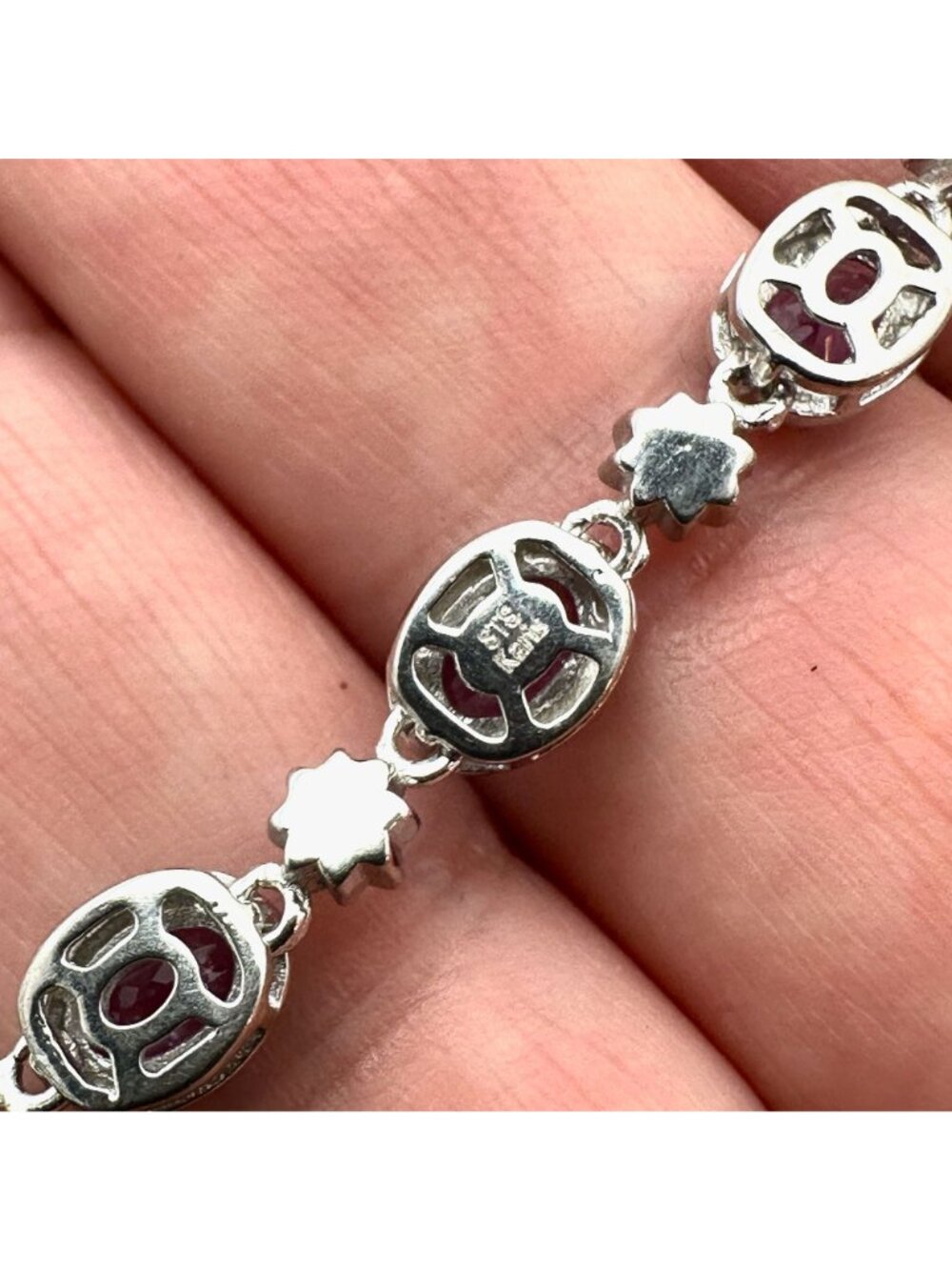 Chuck Clemency Purple Amethyst Sterling Silver Bolo Bracelet Adjustable - Picture 4 of 10